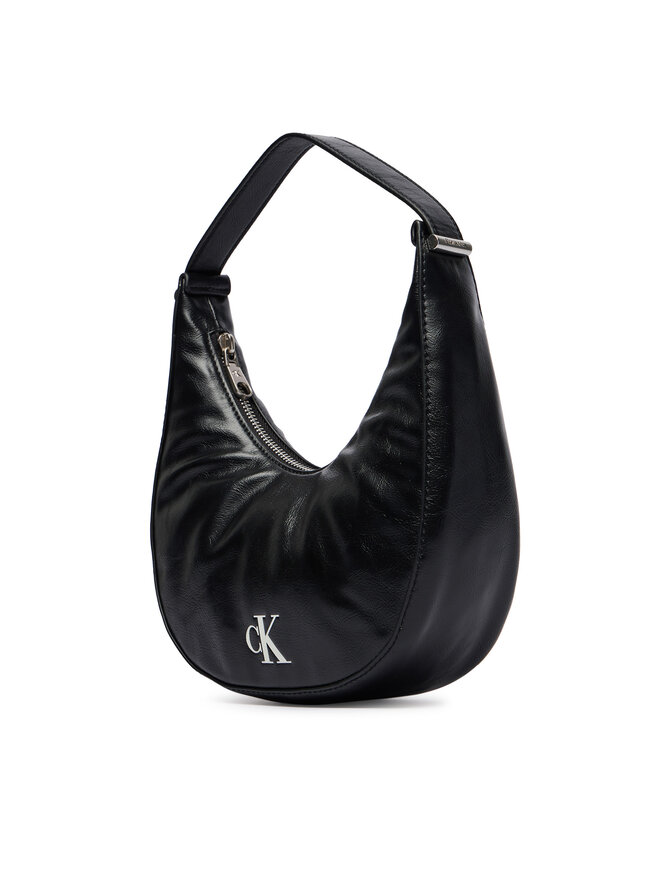 Calvin Klein Handtasche Calvin Klein Buckle Small Bag LV04F3513G Schwarz
