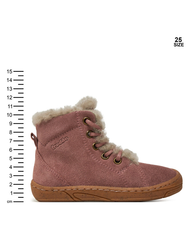 Froddo Ghete Froddo Minni Suede Laces G2110140 S Roz