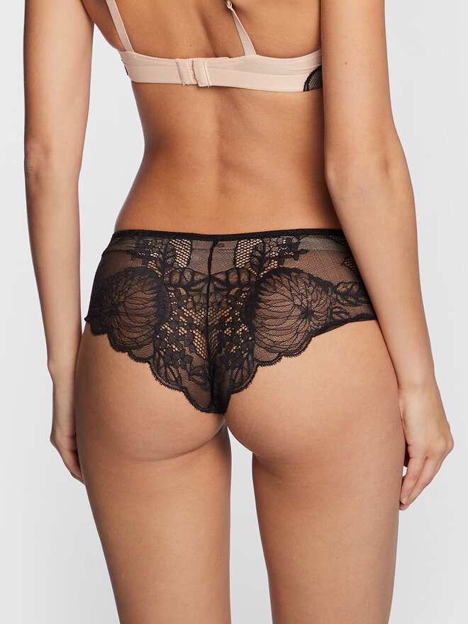 Chantelle Chantelle Бразильські труси Midnight Flowers C12N40 Чорний
