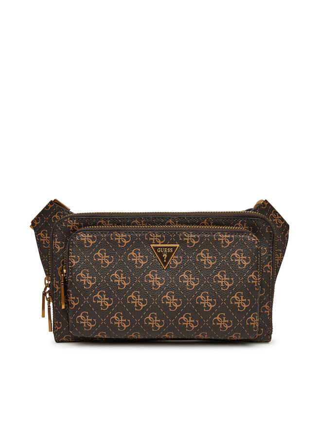 Guess Saszetka nerka Guess Milano HMMILO P5214 Brązowy