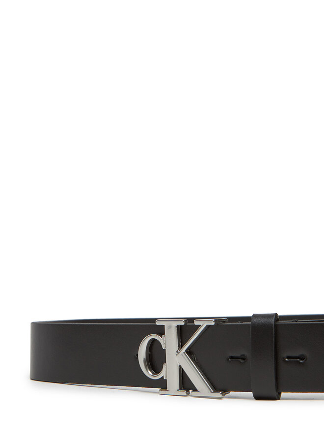 Calvin Klein Ζώνη Γυναικεία Calvin Klein Monogram Plaque Buckle 30Mm LV04K7018G Μαύρο