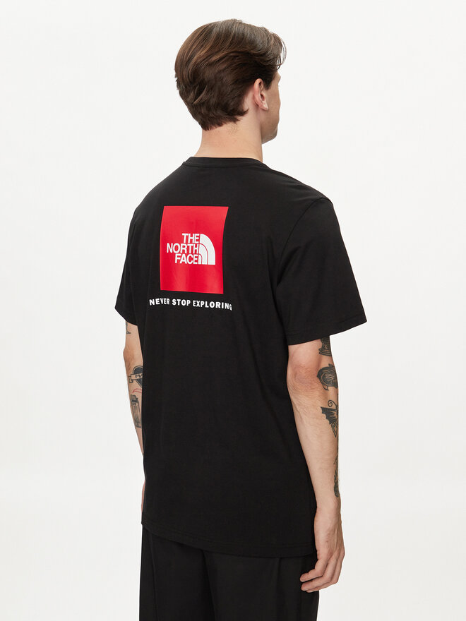 The North Face The North Face Marškinėliai Redbox NF0A87NP Juoda Regular Fit