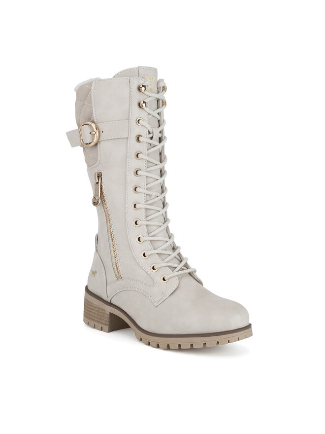 Bottes Mustang 1435 602 Blanc chaussures