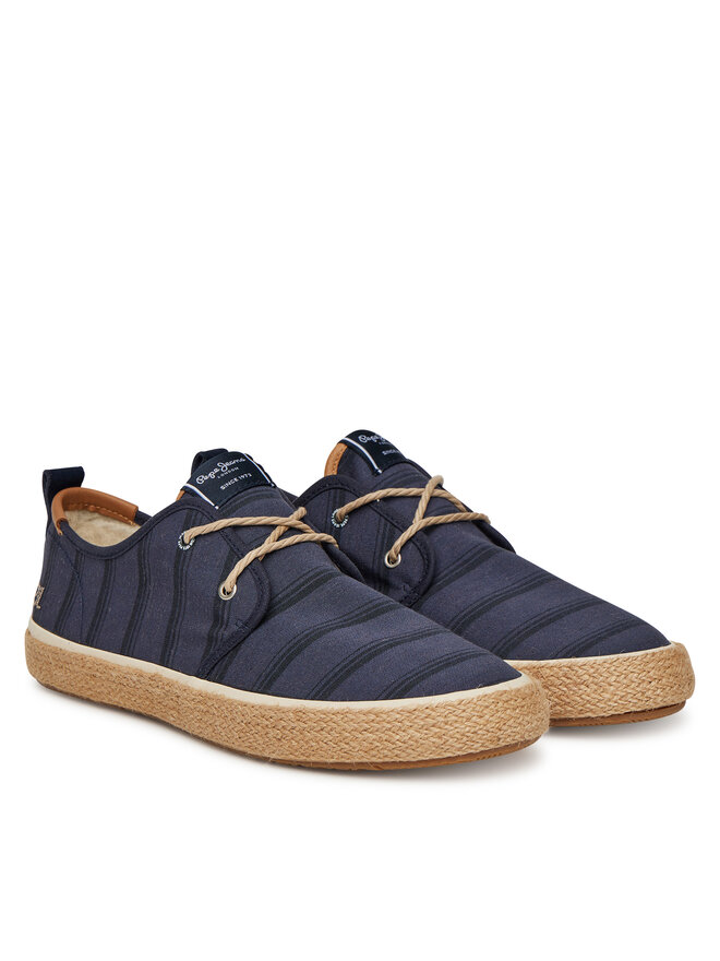 Pepe Jeans Espadrilles Pepe Jeans Port Lines PMS10331 Dunkelblau