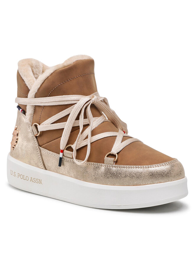 Schneeschuhe U.S. Polo Assn. Vegy001 Smart VEGY001W AHY1 Braun eschuhe