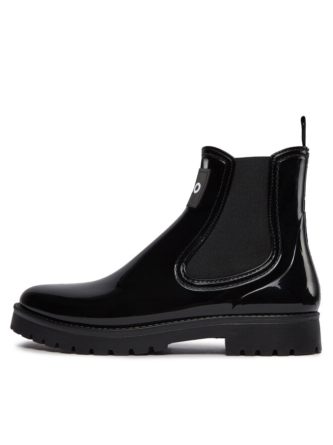 HUGO Гумени ботуши Hugo Tabita Rain Bootie 50498397 10222177 01 Черен