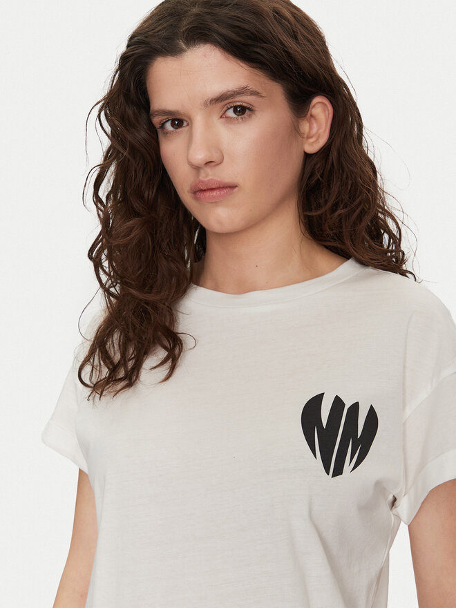 Noisy May Noisy May T-Shirt Gaby 27032954 Weiß Regular Fit