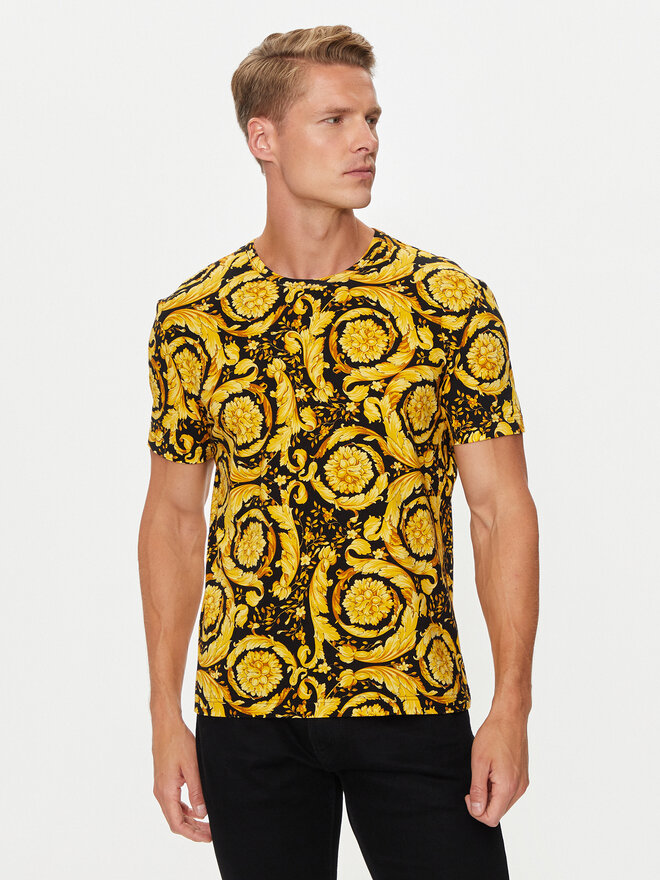 Versace Versace Футболка 1000959 1A11188 Жовтий Regular Fit