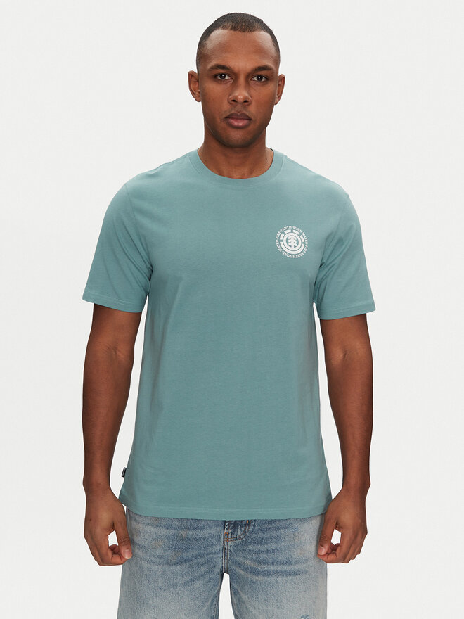 Element Element Camiseta ELYZT00490 Verde Regular Fit