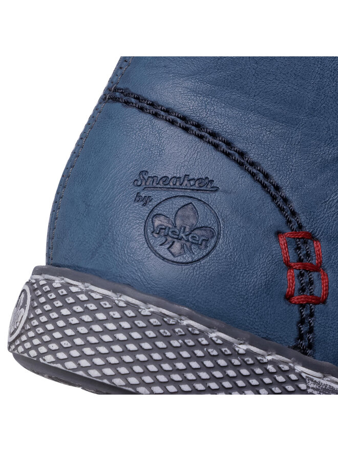Rieker DAMES Veterschoenen Z1221, Vrouwen Sportieve veterschoenen,verwisselbaar voetbed,vrijetijdsschoenen,lage schoen,veters,Blauw (blau / 14),38 EU / 5 UK : Rieker