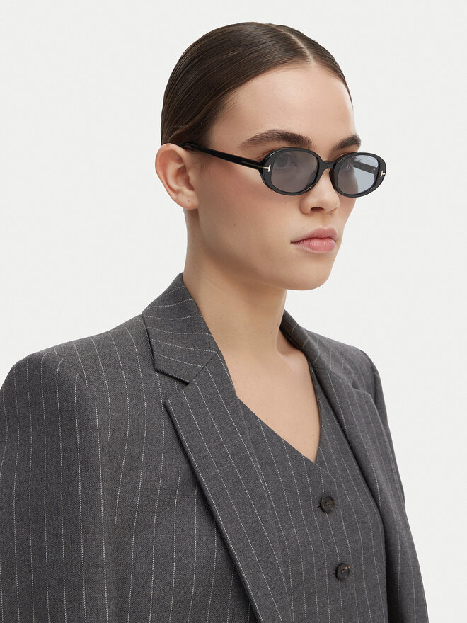 Tom Ford Сонцезахисні окуляри Tom Ford FT1364 Чорний