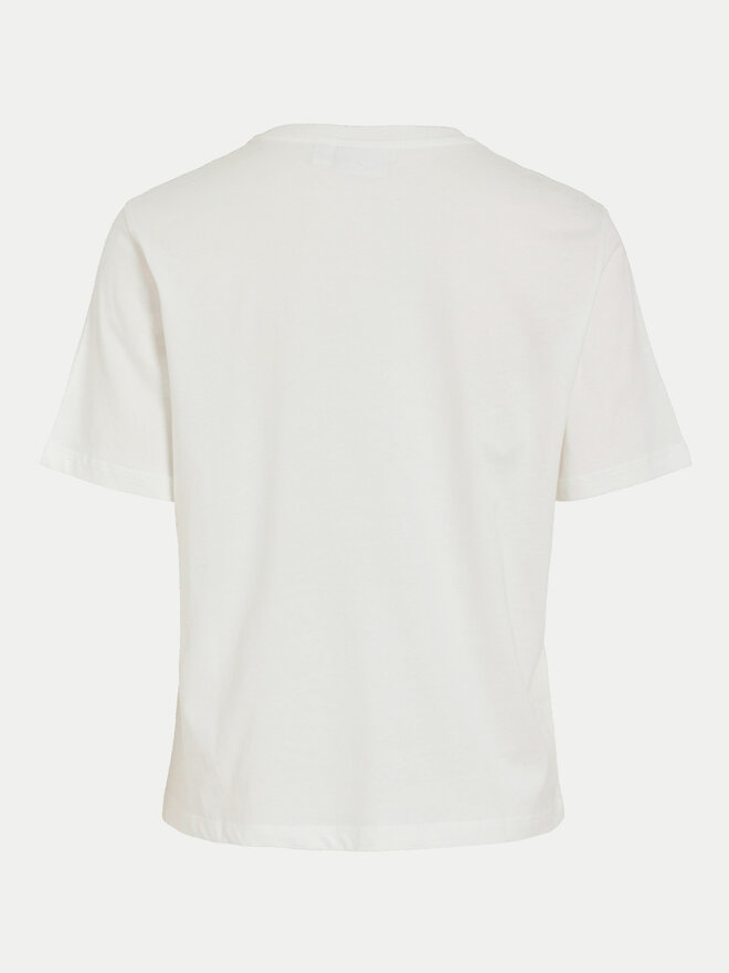 Vila Vila Camiseta Sybil 14097444 Blanco Regular Fit