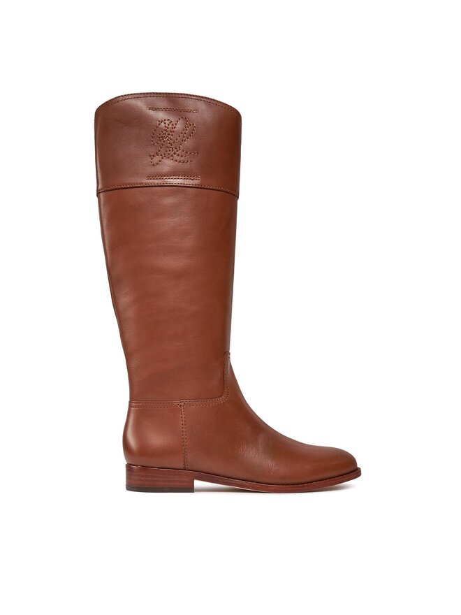Stivali al ginocchio Lauren Ralph Lauren 802915418001 Marrone escarpe