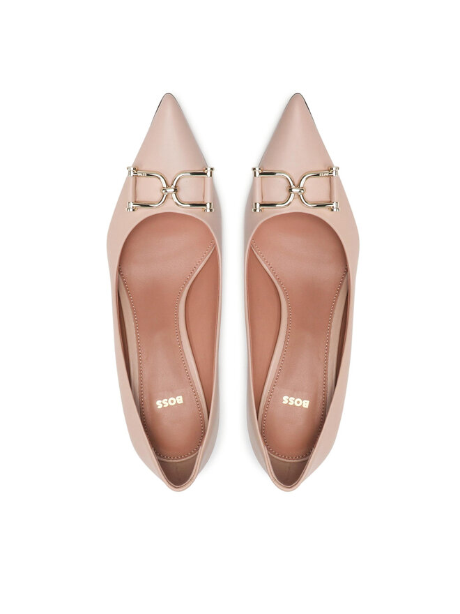 BOSS Lodičky BOSS Olivia Pump 70E-C 50470453 10158393 01 Béžová