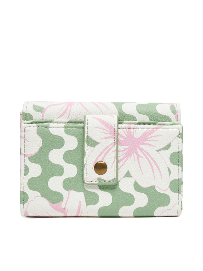 Roxy Малък дамски портфейл Roxy Sideral Love ERJAA04366 Зелен