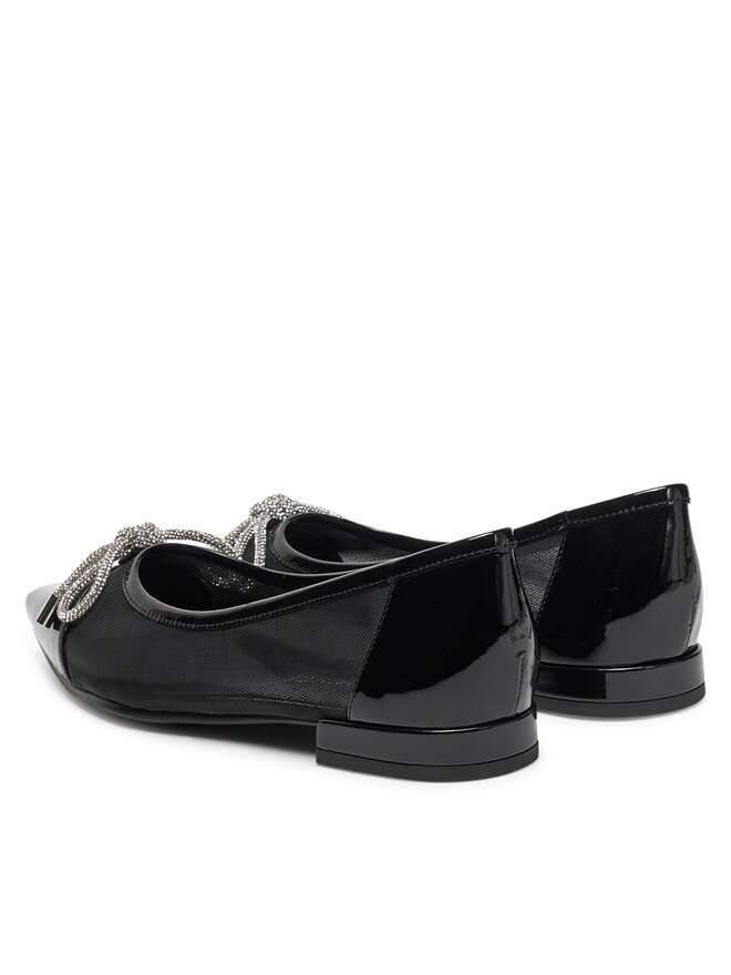 Eva Minge Baleriny Eva Minge ALYSSUM-LT2408-9 Czarny