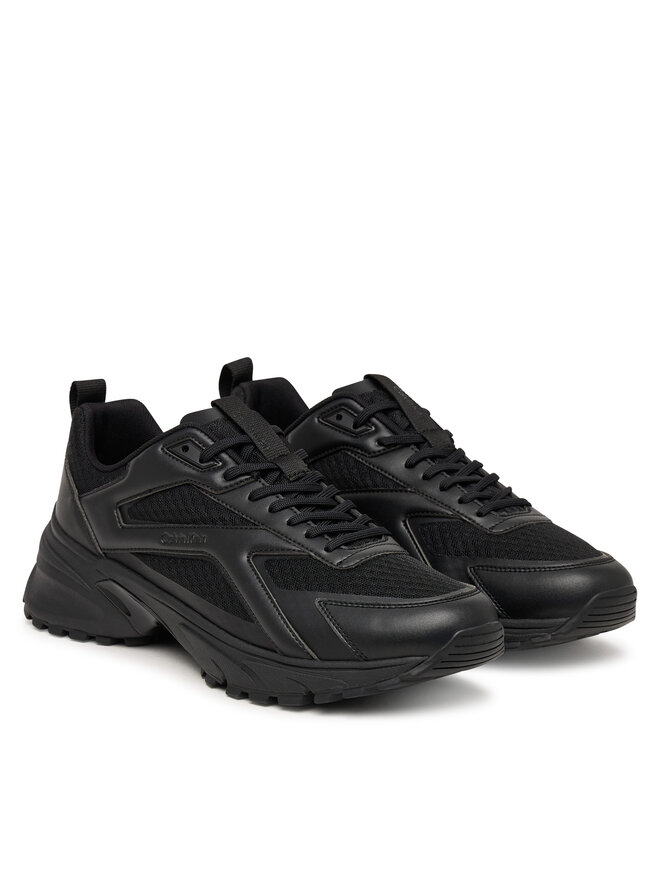 Calvin Klein Sneakers Calvin Klein Hike Runner Laceup Strip M-Lt HM0HM02154 Schwarz