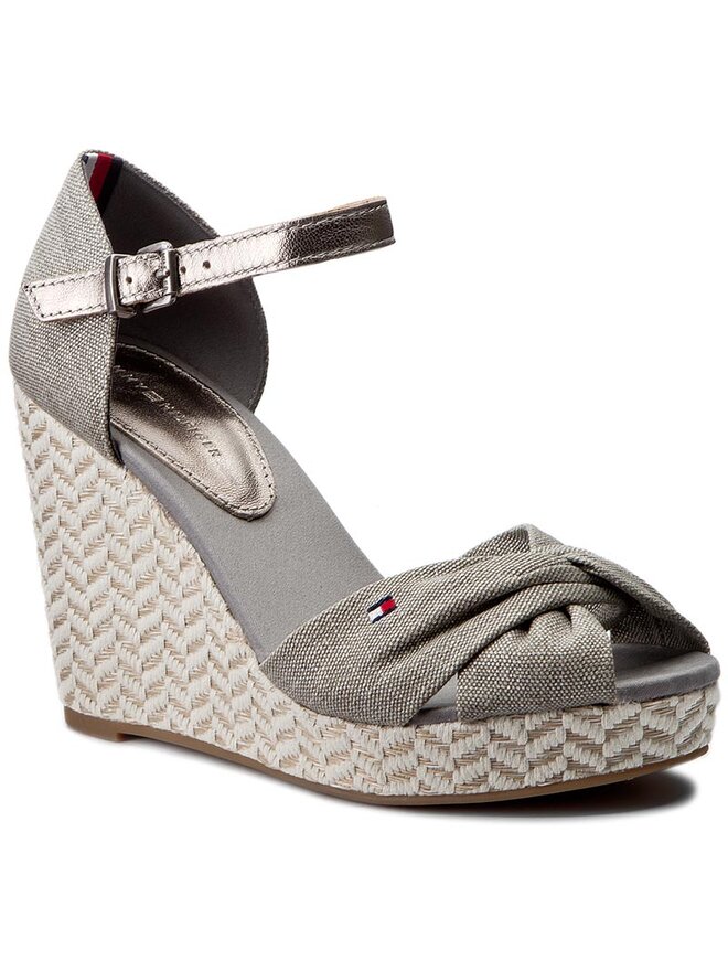 Tommy Hilfiger Espadrilles Tommy Hilfiger Elena 3D FW0FW01079 Light Grey 007