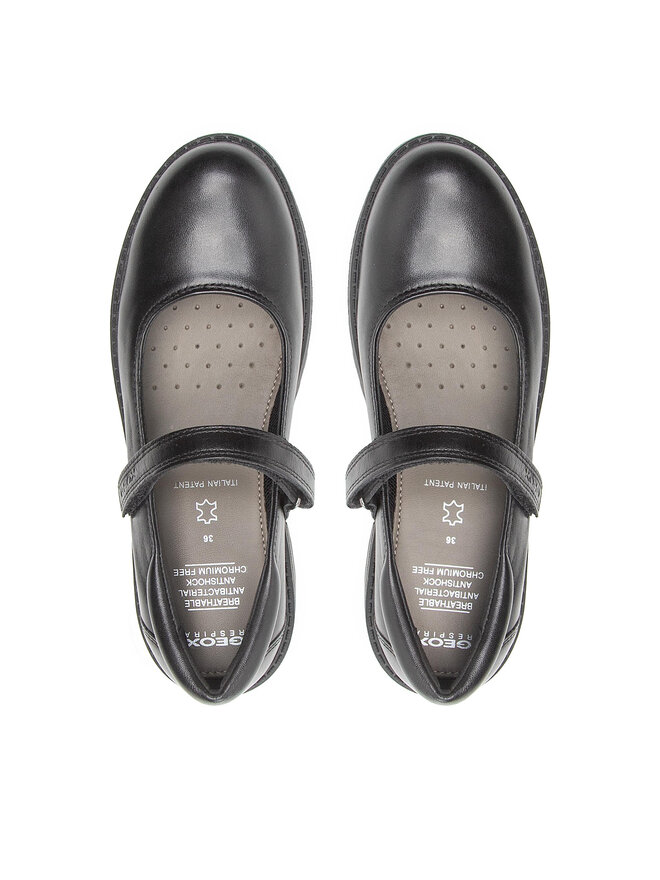 Geox Félcipő Geox J Casey G. P J6420P 00085 C9999 S Fekete