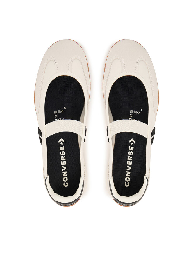 Converse Ballerinas Converse Run Star Trainer Ballet Flat A16250C Écru