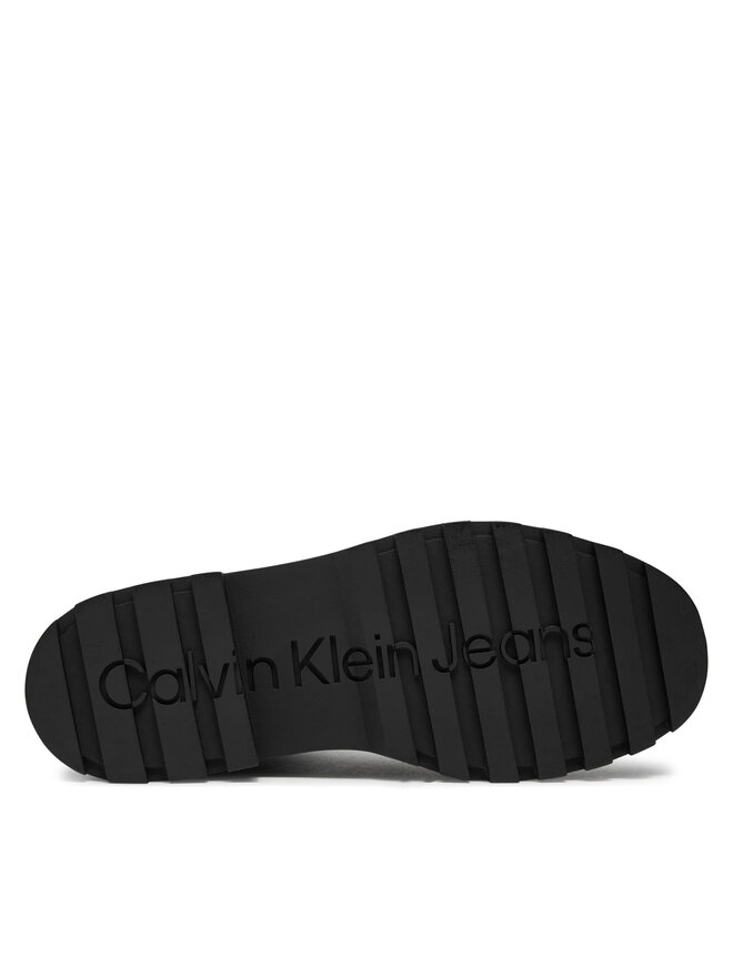 Calvin Klein Jeans Botine Calvin Klein Jeans Flatform Zip Mg Ss YW0YW01602 Negru
