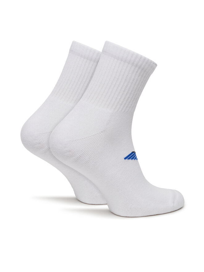 Emporio Armani 2er-Set niedrige Herrensocken Emporio Armani EM000540 AF12299 M0082 Weiß