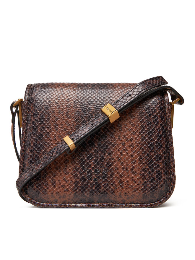 PINKO Kabelka PINKO Love Box Bag Fl Mini PE 25 PLTT 104297 A2CH Hnědá