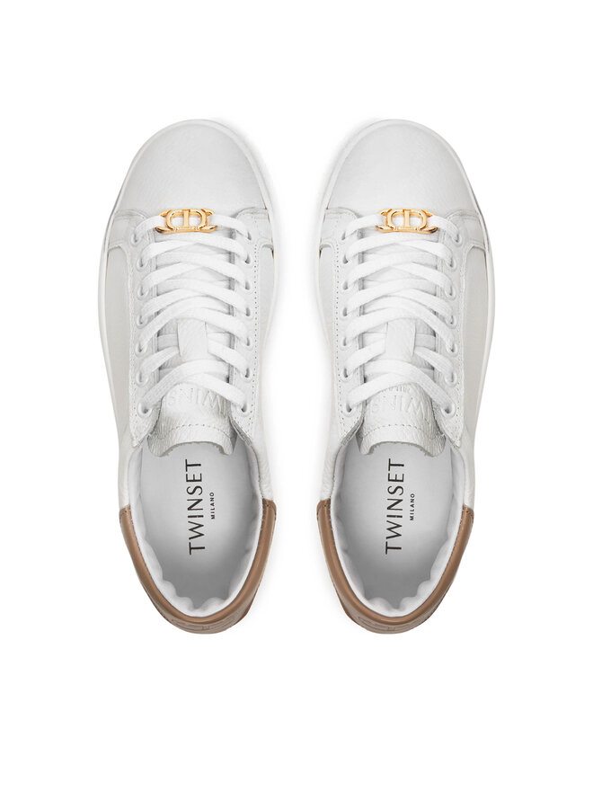 TWINSET Sneakersy TWINSET 242TCP012 Biały