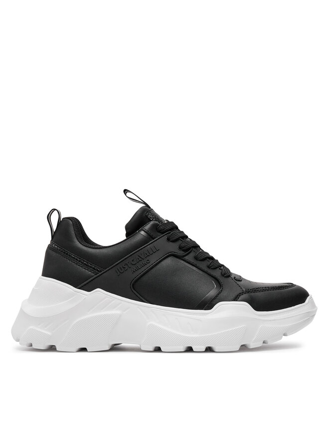 Just Cavalli Sneakersy Just Cavalli 76QA3SL9 Černá