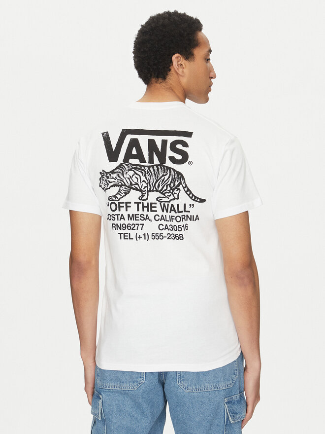 Vans Vans Camiseta Sneaky VN000M3Y Blanco Regular Fit