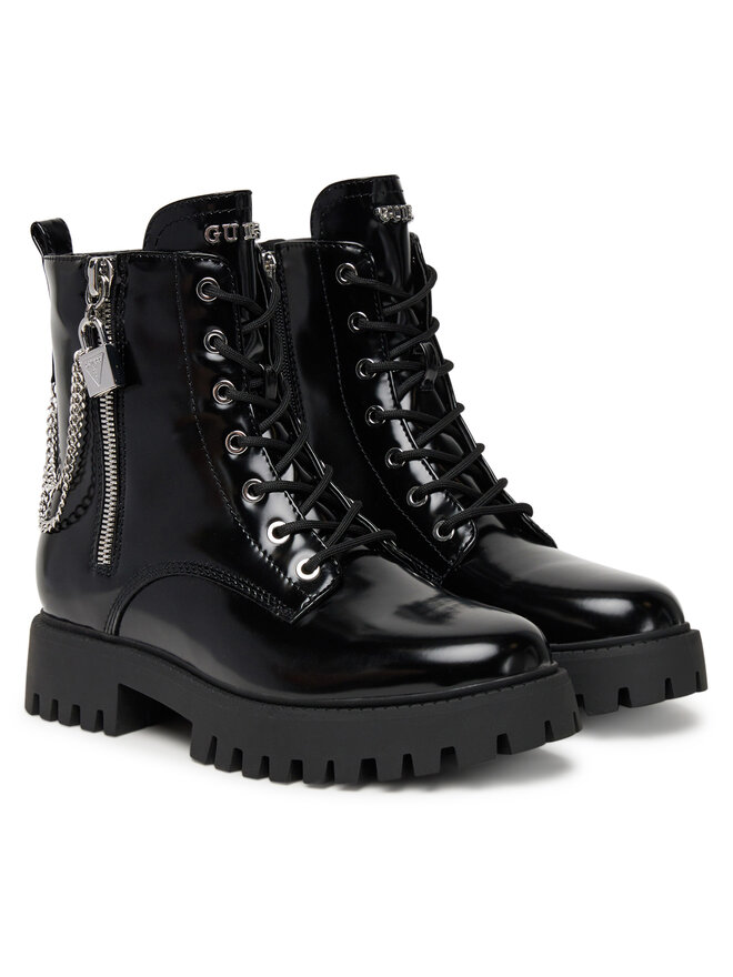 Guess Schnürschuhe Guess FLTFRO ELE10 Schwarz