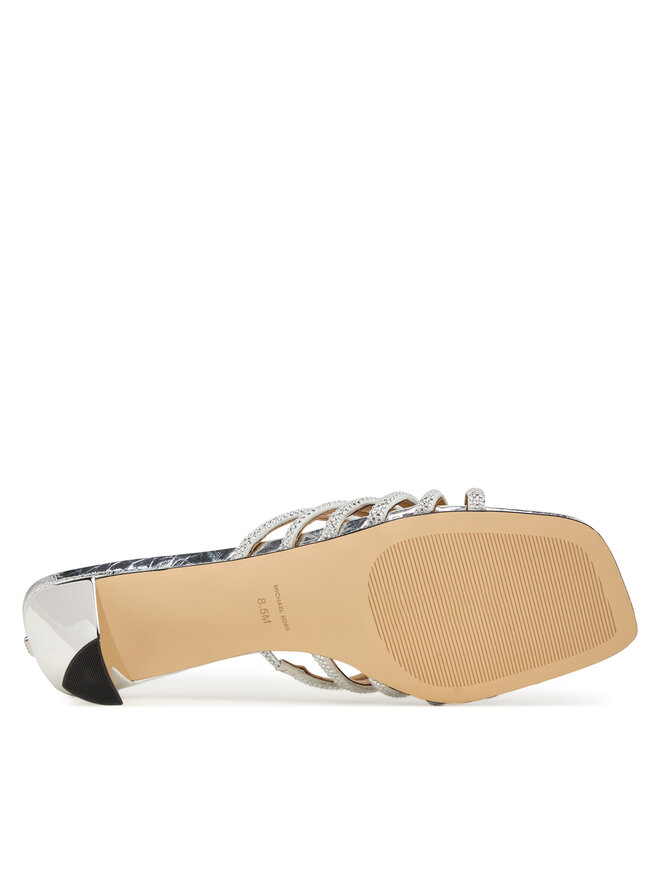 MICHAEL Michael Kors Şlapi MICHAEL Michael Kors Haisley 40T5HSMS2S Argintiu