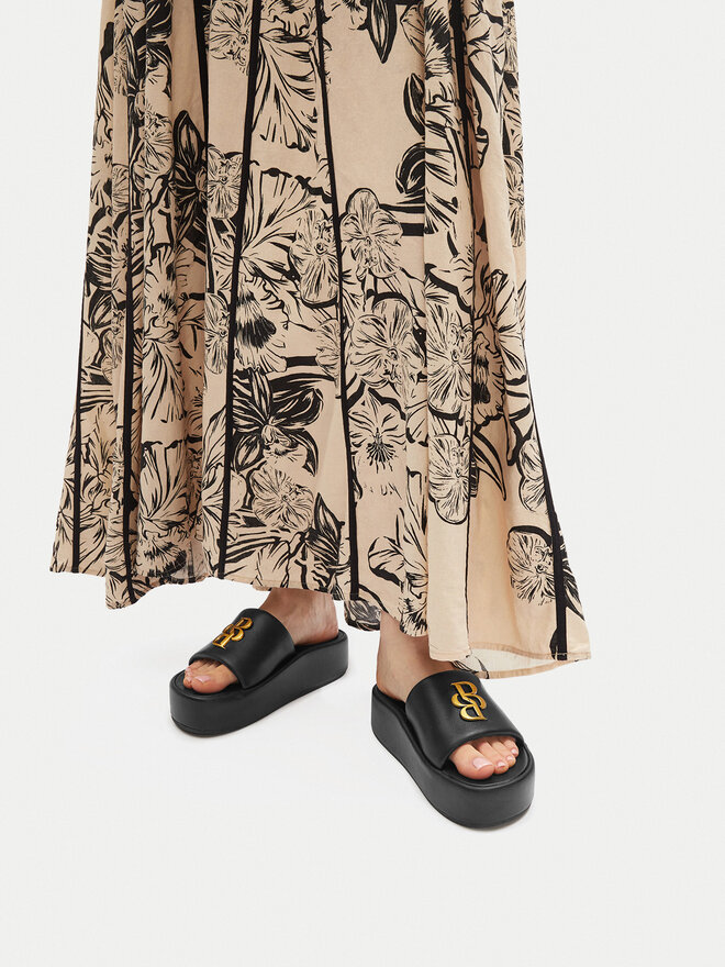 Badura Pantoletten Badura CROCUS-V1925-08-1 Schwarz