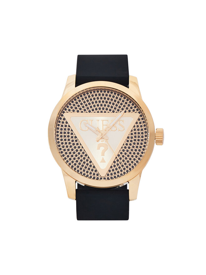 Guess Ročna ura Guess Badge GW0916G1 Zlata