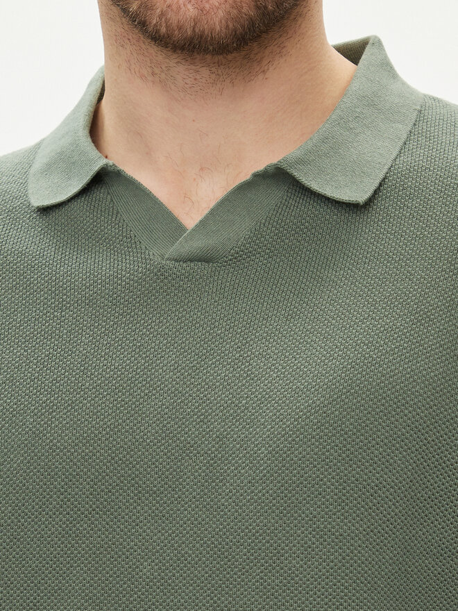 Jack&Jones Jack&Jones Poloshirt Linen 12252748 Grün Regular Fit