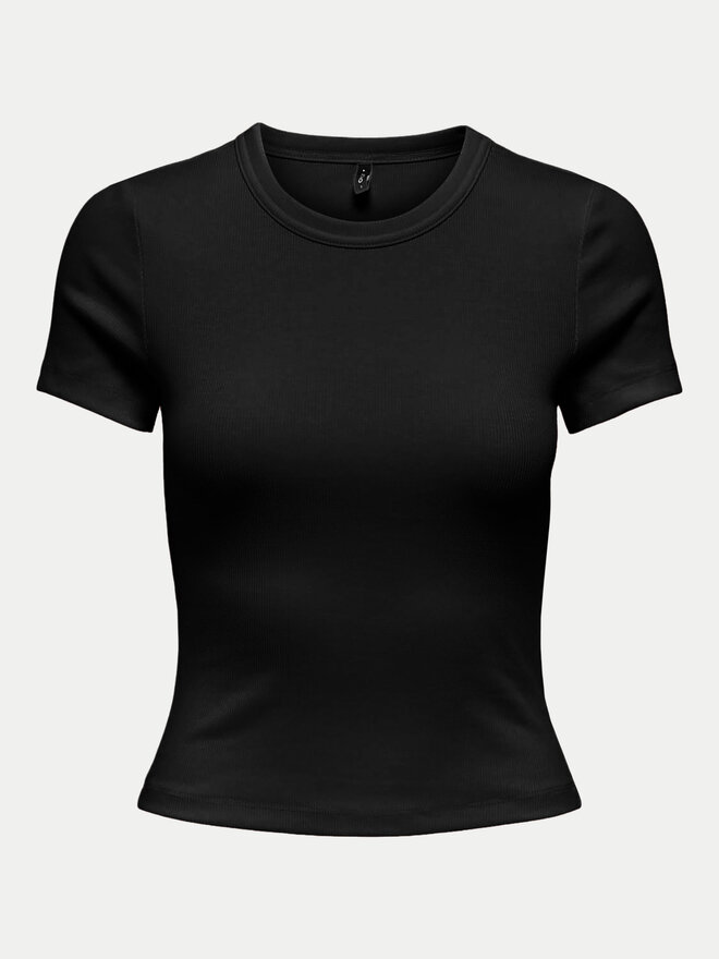 ONLY ONLY Футболка Val 15339774 Чорний Slim Fit
