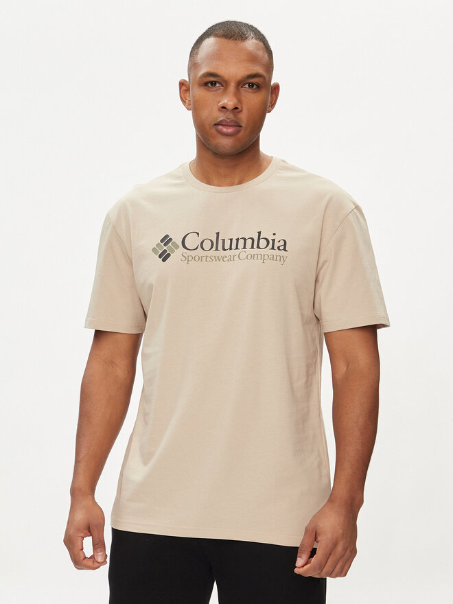Columbia Columbia T-Shirt Csc Basic Logo™ 1680053 Καφέ Regular Fit