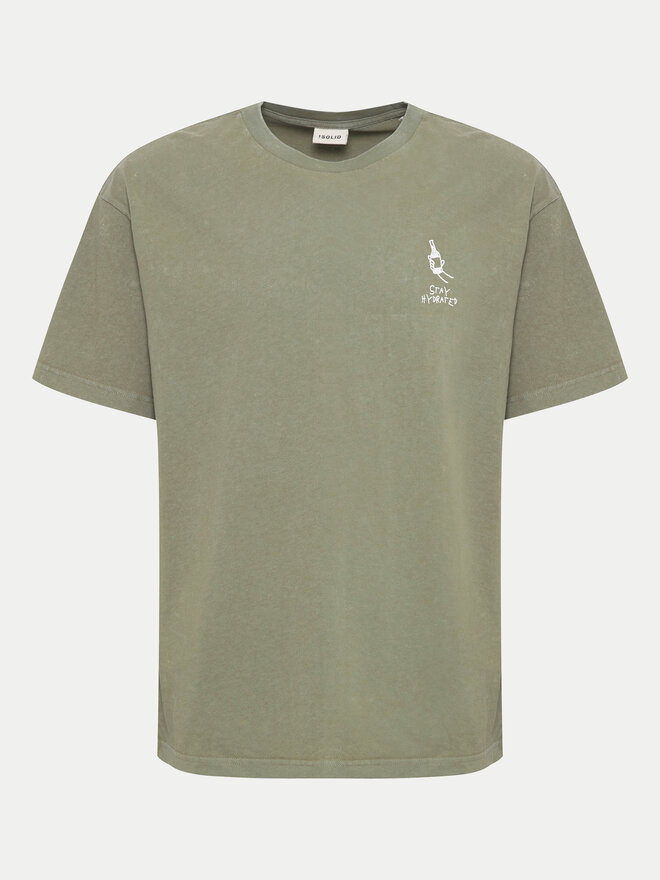 Solid Solid Camiseta Ismail 21108240 Verde Regular Fit