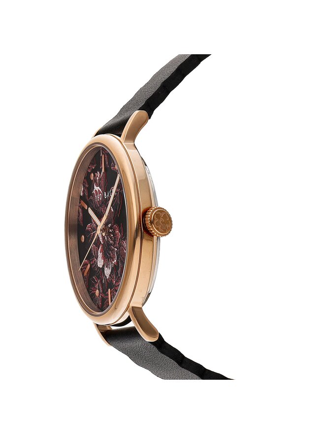 Ted Baker Laikrodis Ted Baker Phylipa Bloom BKPPHF202 Juoda