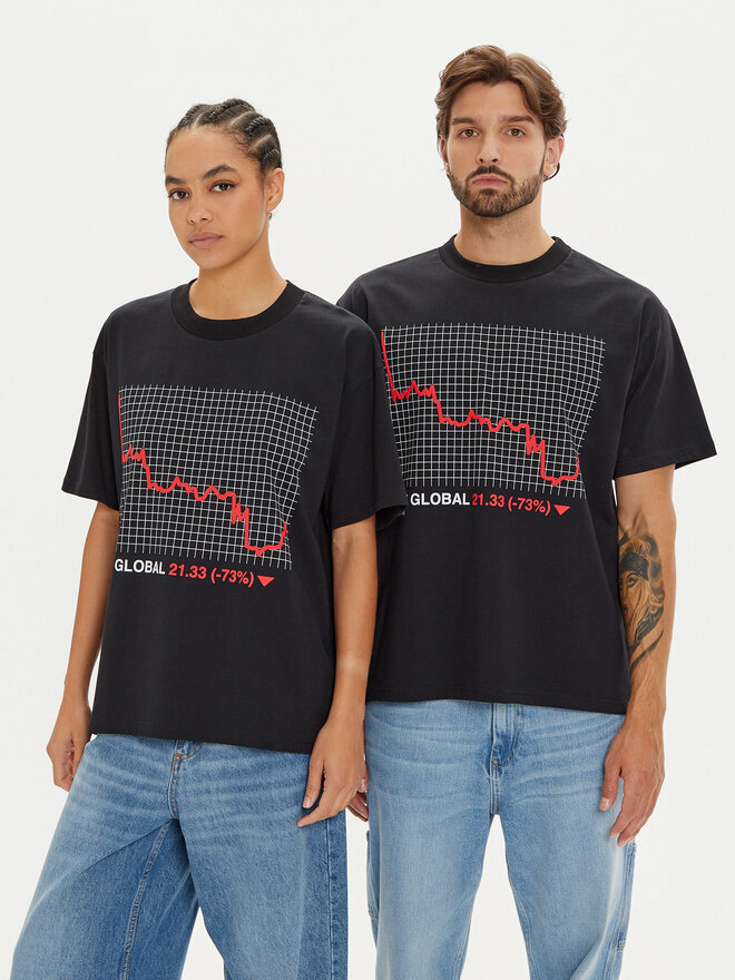 2005 2005 Camiseta Dump Negro Oversize