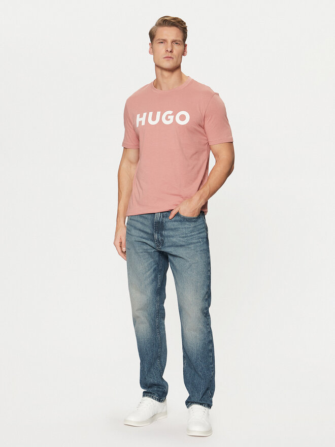HUGO HUGO T-Shirt Dulivio 50467556 Ροζ Regular Fit