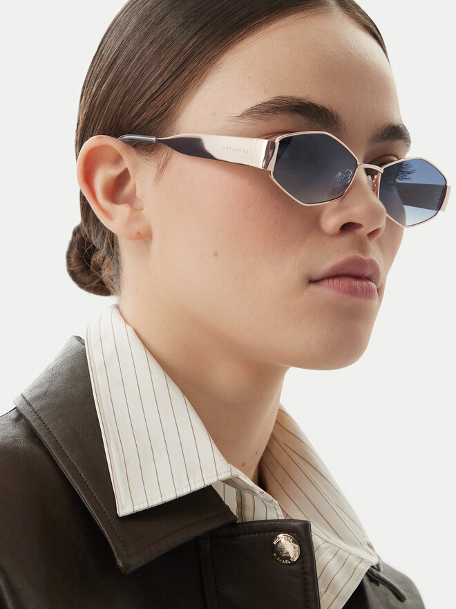 Marc Jacobs Сонцезахисні окуляри Marc Jacobs 496/SHINY 208639 Золотий