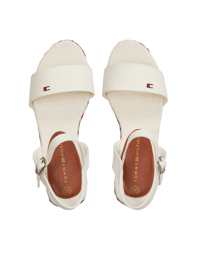 Tommy Hilfiger Espadryle Tommy Hilfiger T3A7-33283-1703100 M Biały