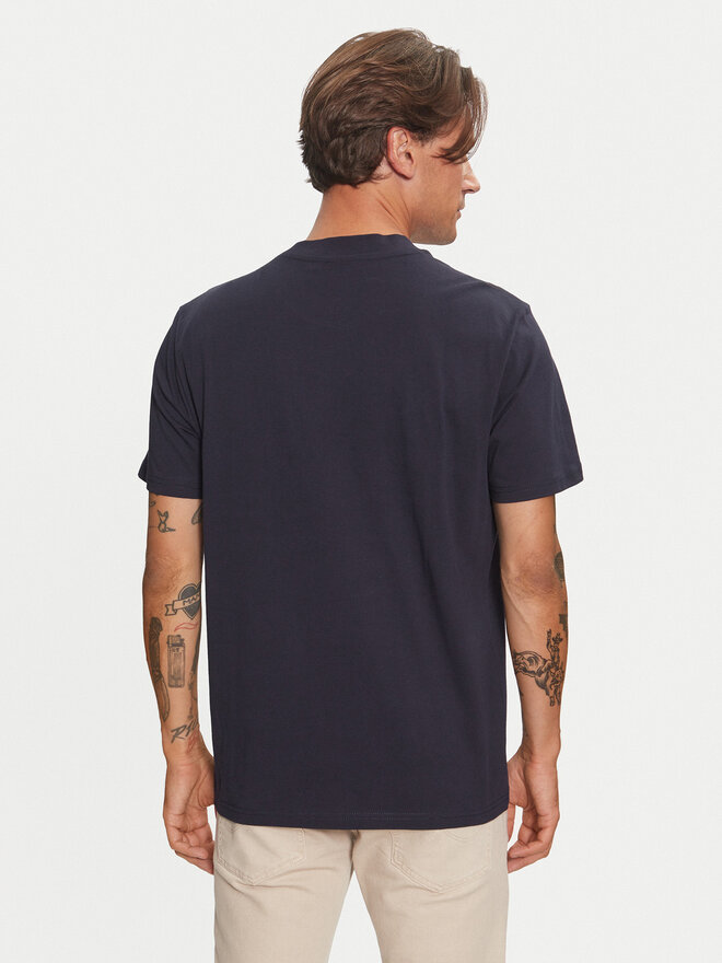 Napapijri Napapijri T-Shirt S-Dorees NP0A4IBE Dunkelblau Regular Fit