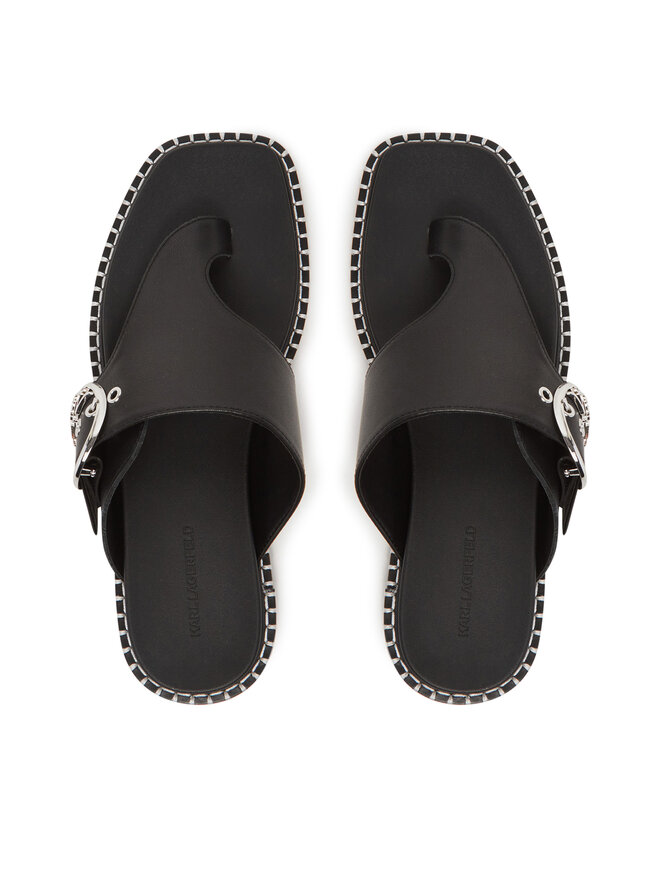 KARL LAGERFELD Джапанки KARL LAGERFELD Kleo KL81325 Черен