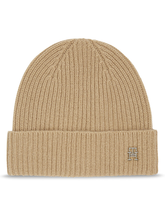 Tommy Hilfiger Σκούφος Tommy Hilfiger Cashmere Chic Beanie AW0AW15321 Μπεζ