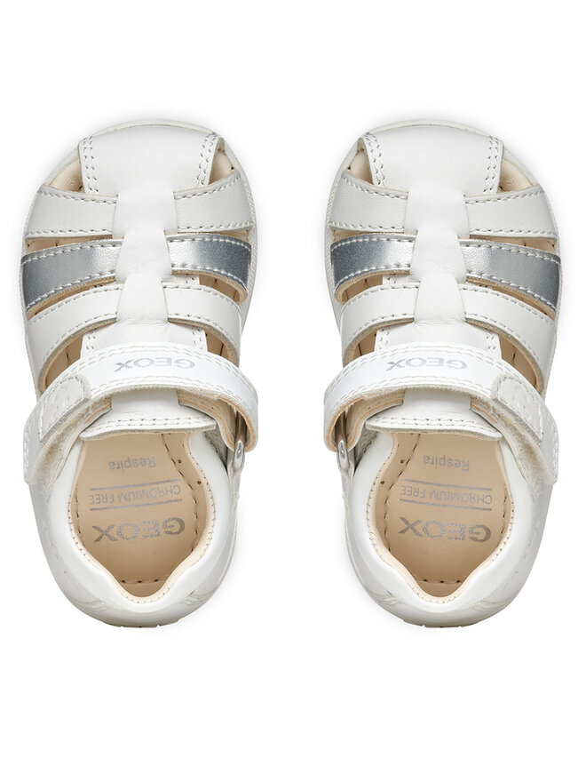 Geox Sandały Geox B Sandal Macchia B254WB 085NF C0007 Biały