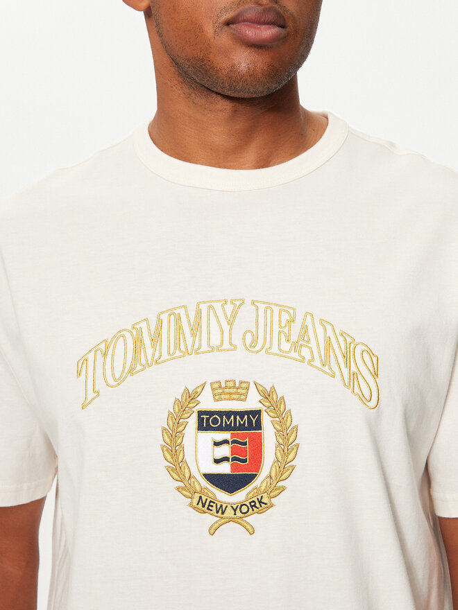 Tommy Jeans Tommy Jeans Marškinėliai DM0DM19690 Balta Regular Fit