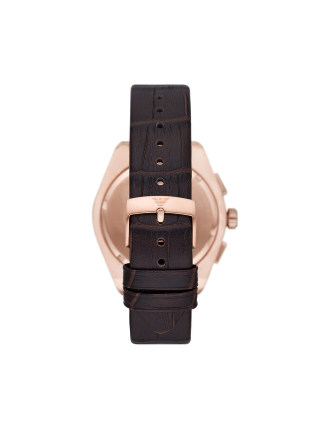 Emporio Armani Ρολόι Emporio Armani Federico AR11563 Καφέ