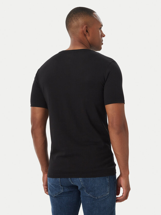 Aeronautica Militare Aeronautica Militare T-Shirt Girocollo AM1UTI005 Schwarz Regular Fit